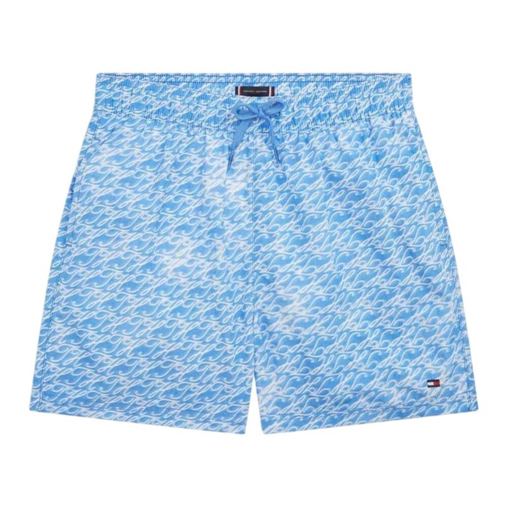 Tommy Hilfiger Boys Printed Swim Shorts / Blue